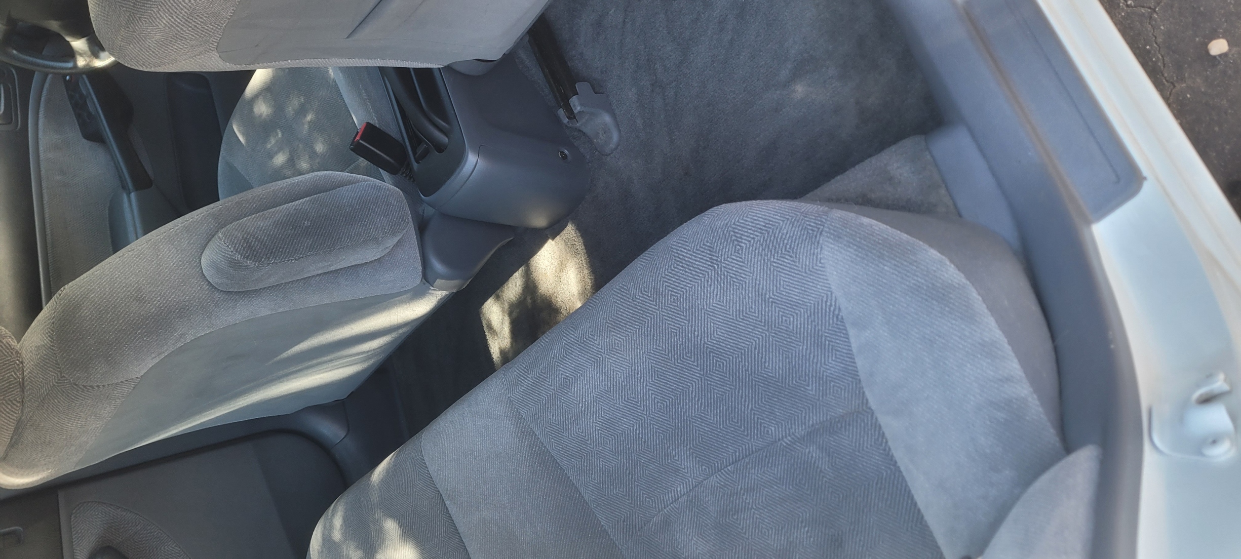 2002 Honda Civic — Interior + Exterior Detail — Completed interior detail — clean seats and carpet