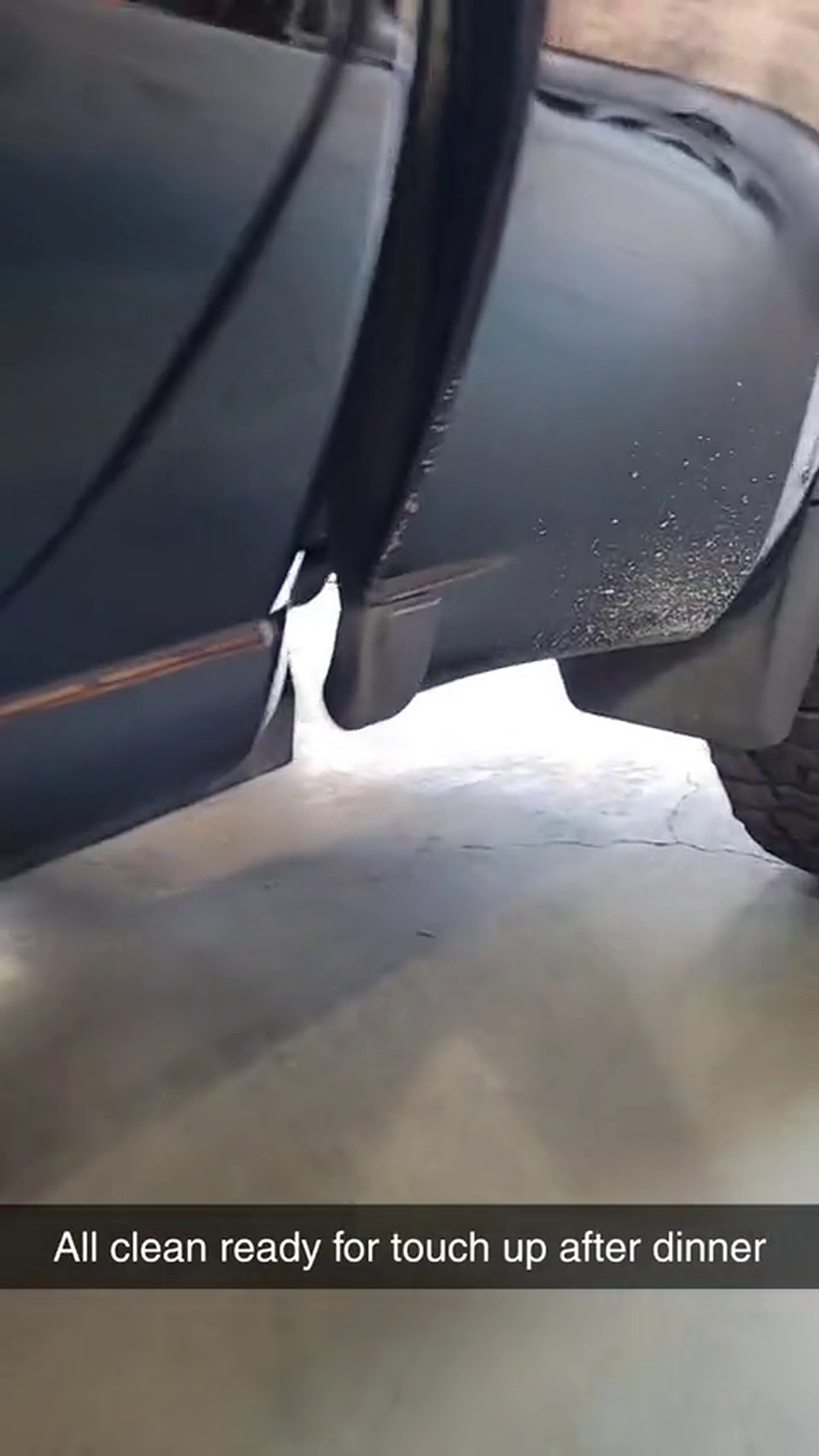 2022 GMC Sierra — Concrete Removal + One-Stage Paint Correction — Paint condition before rock-chip repair